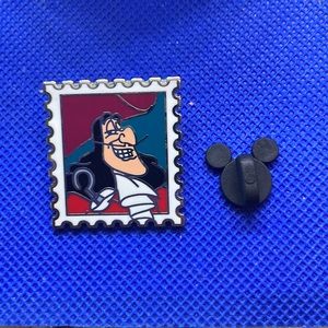 Disney’s Captain Hook Stamp Disney Trading Pin